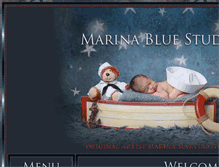 Tablet Screenshot of marinablue.se